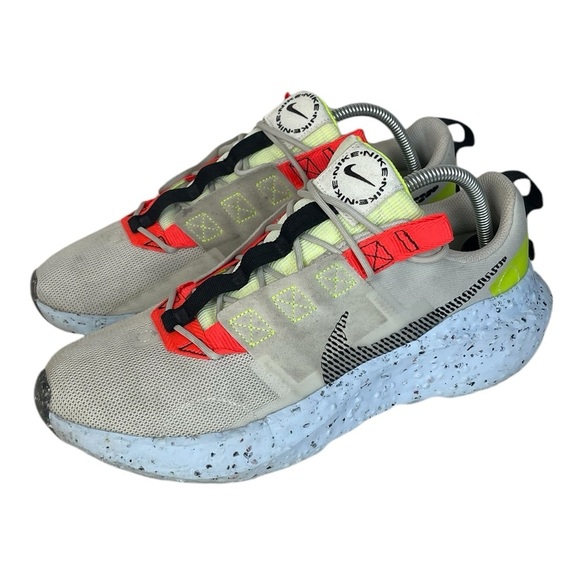 B3 Mens Nike Crater Impact SE Ash Green Volt Running Shoes 10 - Picture 1 of 5